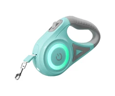 Rojeco Dog automatinis pavadėlis LED 5 m (žalias)