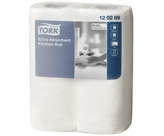 Roku dvieļi TORK Premium Kitchen, 2 sl., 64 lapiņas rullī, 24 cm x 15.4 m, baltā krāsā, 2 gab./iepak.