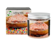 „Rolling Hills“ Himalajų druskos kūno šveitiklis, šalinantis nešvarumus, 250 g