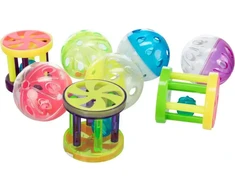 Katės žaislas: Trixie kamuoliukai ir ritinėliai, 4,5 cm / 4 cm