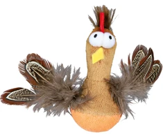 Trixie Roly-poly žaislas Višta su katžole, garsinis, 10cm