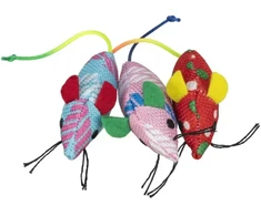 Rotaļlieta kaķiem - Trixie Mouse, fabric, catnip, 7 cm, 1 gab
