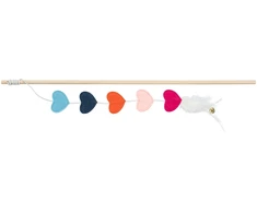 TRIXIE Meškerė su širdelėmis, medis/veltinis, katžolė, 48 cm (pak.4)
