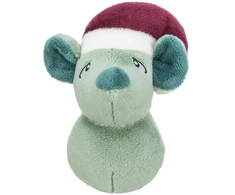 Žaislas katėms - Trixie Xmas pelė, pliušinis, su katžole, 11 cm