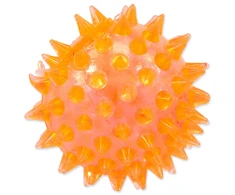Dog Fantasy Šuns žaislas - Placek Žaislinis šuns fantazijos kamuoliukas švilpiantis oranžinis 5 cm