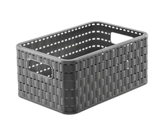 Daiktadėžė ROTHO, 6 l, pilka, 28×18,5×12,6 cm