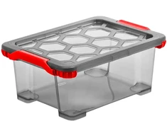 Dėžė su dangčiu Evo Total Rotho 39.3x28.3x16cm/11L permatoma/pilka