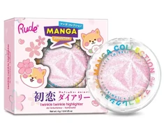 Rude Cosmetics Twinkle Twinkle Illuminating Highlighter Palette Sawa-Chan's Heart, 4 g