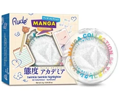 Rude Cosmetics Twinkle Twinkle Illuminating Highlighter Palette Kirei-Sama's Playlist, 4 g