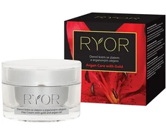 „Ryor Argan Care with Gold“ dieninis kremas su auksu ir argano aliejumi, 50 ml