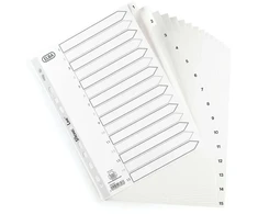 Skiriamieji lapai ELBA Strong-Line , 1-15, A4, PP