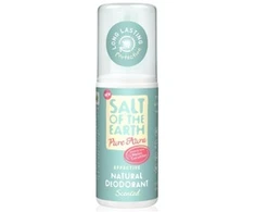 Salt Of The Earth Žemės druska 100 % natūralus dezodorantas „Melonas ir agurkas Pure Aura“ (natūralus dezodorantas), 100 ml