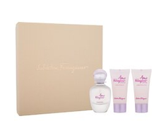 Salvatore Ferragamo Amo Ferragamo Flowerful rinkinys moterims (EDT, 50 ml + kūno losjonas, 50 ml + dušo želė, 50 ml)