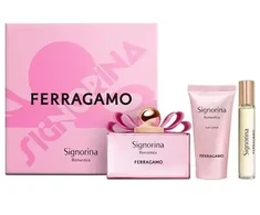 Salvatore Ferragamo Signorina Romantica - EDP 100 ml + body lotion 50 ml + EDP 15 ml