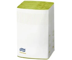 Servetėlės TORK PREMIUM XPRESSNAP, 2 sluoksnių, 200 servetėlių, 21,3 x 16,5 cm, šviesiai žalios, 5 vnt./pak.