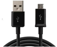 „Samsung ECB-DU5ABE“ duomenų perdavimo ir įkrovimo laidas | USB-A į „Micro USB“ | 1 m | juodas (OEM)
