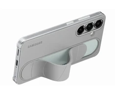 Dėklas Samsung EF-GS931CJE Standing Grip phone case with stand for Samsung Galaxy S25 (S931) pilka (Damaged Package) (Pažeista pakuotė)