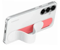 Dėklas Samsung EF-GS936CWE Standing Grip phone case with stand for Samsung Galaxy S25+ baltas (Damaged Package)