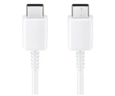 Samsung EP-DN975BWE duomenų perdavimo ir įkrovimo kabelis | USB-C į USB-C | 25 W | 1 m | baltas (OEM)