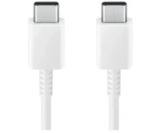 Samsung EP-DX310JWE data transfer and charging cable | USB-C to USB-C | 15W | 1.8m | baltas (OEM))