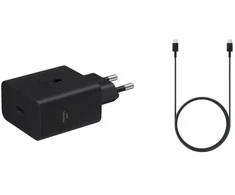 EP-T6010NBE + EP-DA705BBE Samsung USB-C 60W Travel Charger + USB-C/USB-C Data Cable 3A Juoda (OOB Bulk)