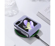 Dėklas Dux Ducis Bril Samsung F731 Z Flip5 5G violetinis