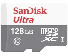 SanDisk atminties kortelė 128GB Micro SDXC Android 100MB/s kl. 10 UHS-I