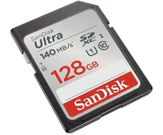 Atminties kortelė SanDisk memory card 128GB Ultra SDXC 128GB 140MB/s UHS-I Class 10