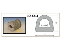 Sanok USZCZELKA DGP 14x12 Juoda 40mb