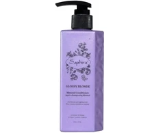 Kondicionierius šviesiems plaukams Saphira Glossy Skirtas šviesiems plaukams Conditioner SAFGBC4, 1000 ml