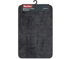 Sauber Vannas istabas paklājs 50x80cm tumši pelēks