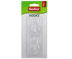 Sauber Hooks 2gb 3x4,7cm oval transparent