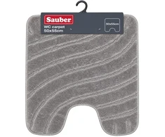 Sauber WC paklājs 50x55cm pelēks