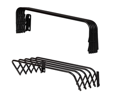 Sieninis šviestuvas Sauber Sieninė džiovyklė 3 m 60 cm, juoda