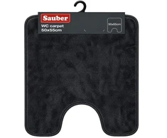 Sauber WC paklājs 50x55cm tumši pelēks