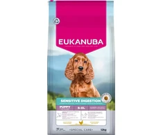 Sausa barība kucēniem - Eukanuba Daily Care for puppies with sensitive digestion 12 kg