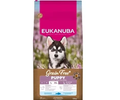 Sausa barība kucēniem - Eukanuba Puppy &amp; Junior Large begrūdis Ocean fish 12 kg
