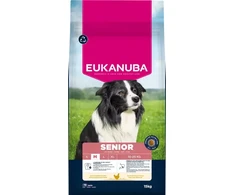 Eukanuba Life Care sausas pašaras vidutinių veislių vyresnio amžiaus šunims su vištiena, M, 15 kg