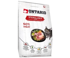 Ontario Cat Sterilised ėriena 2kg (Sterilizuotoms su ėriena)