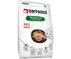 Ontario Cat Sensitive/Derma 2kg (Jautrioms)