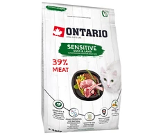 Ontario Cat Sensitive/Derma 0,4kg (Jautrioms)