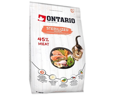 Ontario Cat Sterilised lašiša 2kg (Sterilizuotoms su lašiša)