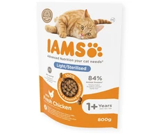 IAMS sausas pašaras sterilizuotoms katėms su vištiena, 800g