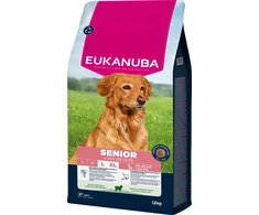 Šunų Maistas - EUKANUBA Senior L XL Aviena ir Ryžiai 12kg