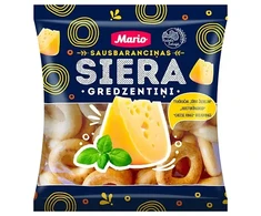 Sausbaranciņas MARIO mazās Siera gredzentiņi, 200g