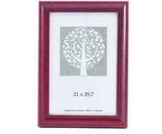 Savex Nuotraukų rėmelis, medinis, A4, 21x29,7 cm, vyšnių sp.