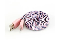 Sbox Technology Sbox USB->Micro USB 2.0 M/M 1m colorfull blister rose USB-103CF-P