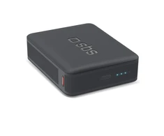 SBS 10,000 mAh power bank su Power Delivery technology juodos spalvos