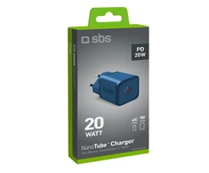 SBS TETRGAN1C20B 20W GaN laidinis įkroviklis su Power Delivery – Mėlyna
