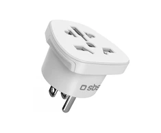 SBS US Travel Adapteris - Universal - Baltas